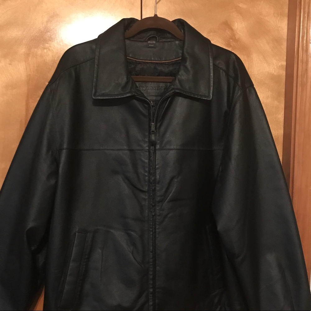 EUC Men’s St Johns Bay Leather Coat
